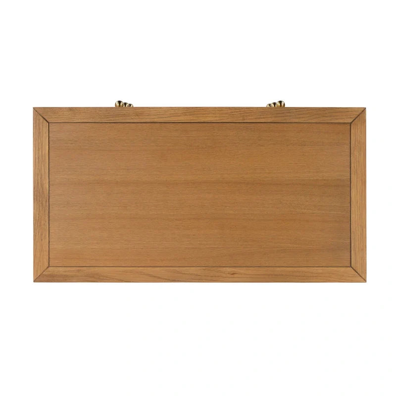 Antique Taupe 3-Drawer Wood Dresser