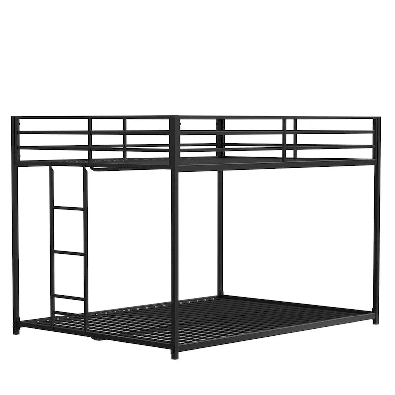 Black Metal Full over Full Bunk Bed