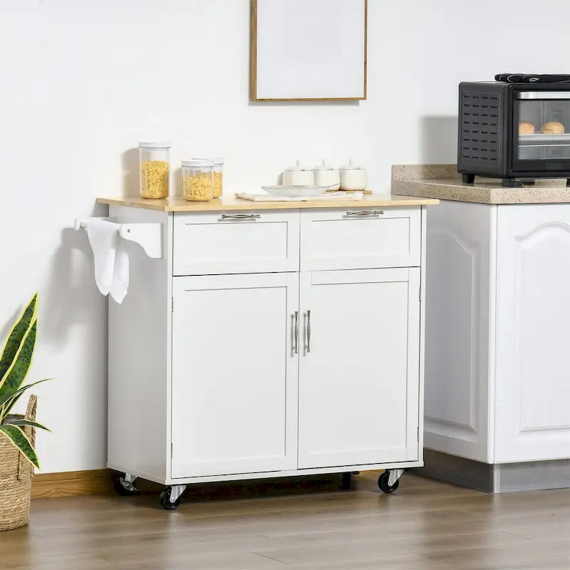 41 Modern Rolling Kitchen Island on Wheels