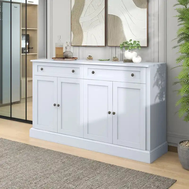 Kitchen Sideboard Storage Buffet Cabinet with 2 Drawers