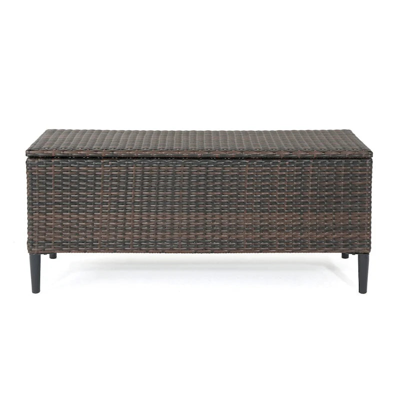 Rattan Storage Bench
