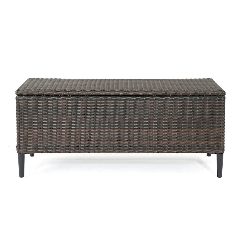 Rattan Storage Bench