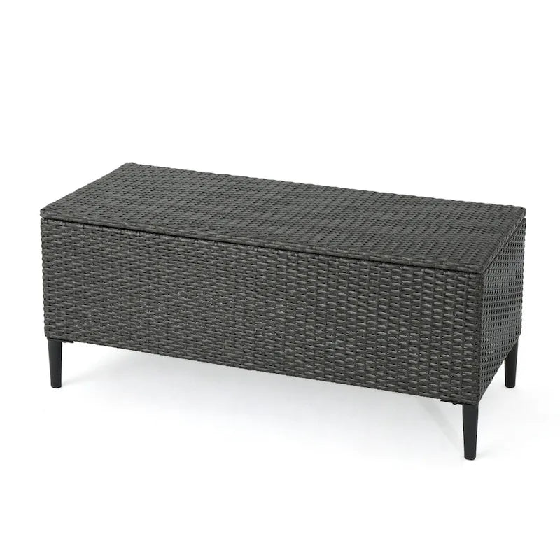 Rattan Storage Bench