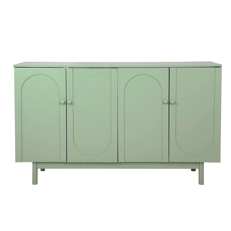 4-Door Intaglio Storage Cabinet Buffet/Sideboard