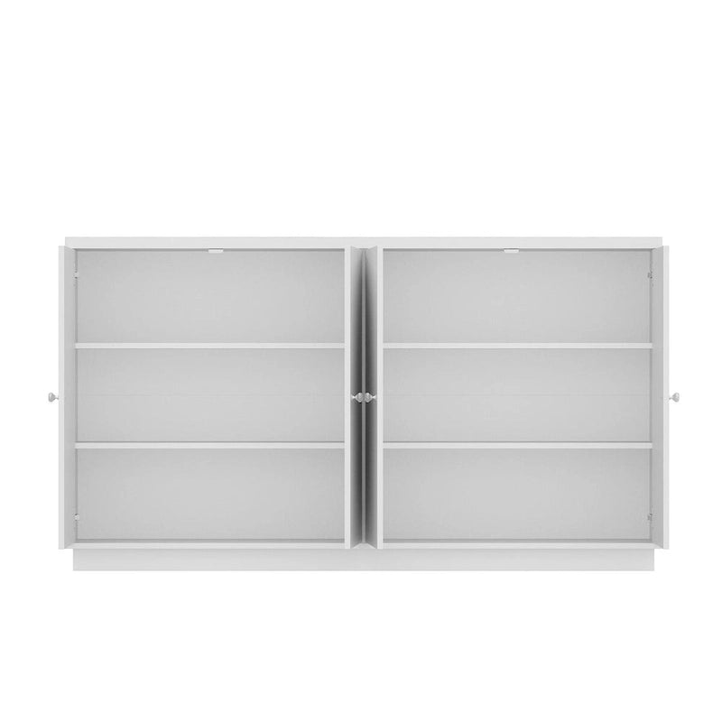 White Sideboard with Ample Organizing Compartments for the Modern Home - 63