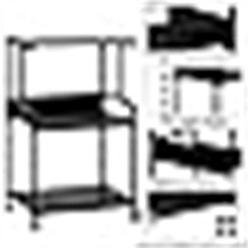 Printer Stand with Storage Shelf - 19.7 x 15.7 x 31.5