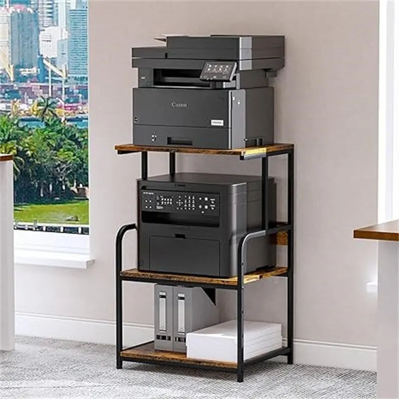 Printer Stand with Storage Shelf - 19.7 x 15.7 x 31.5