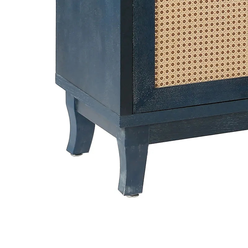 Modern Farmhouse Style Horizontal Sideboard with Two Cabinets