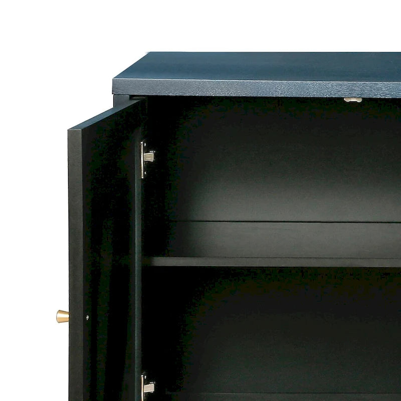 Modern Farmhouse Style Horizontal Sideboard with Two Cabinets