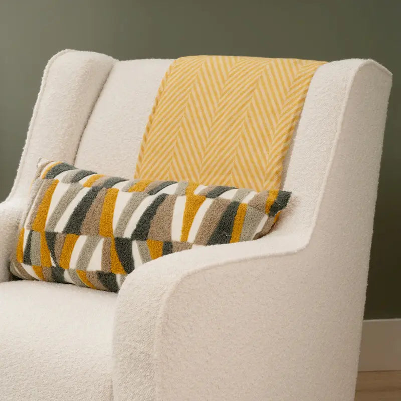 Sherpa or Velvet Swivel Rocker Accent Chair with Black Base